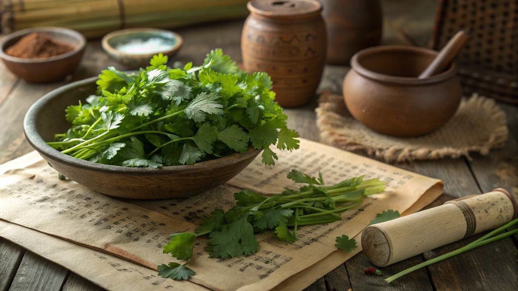 coriander s rich historical importance