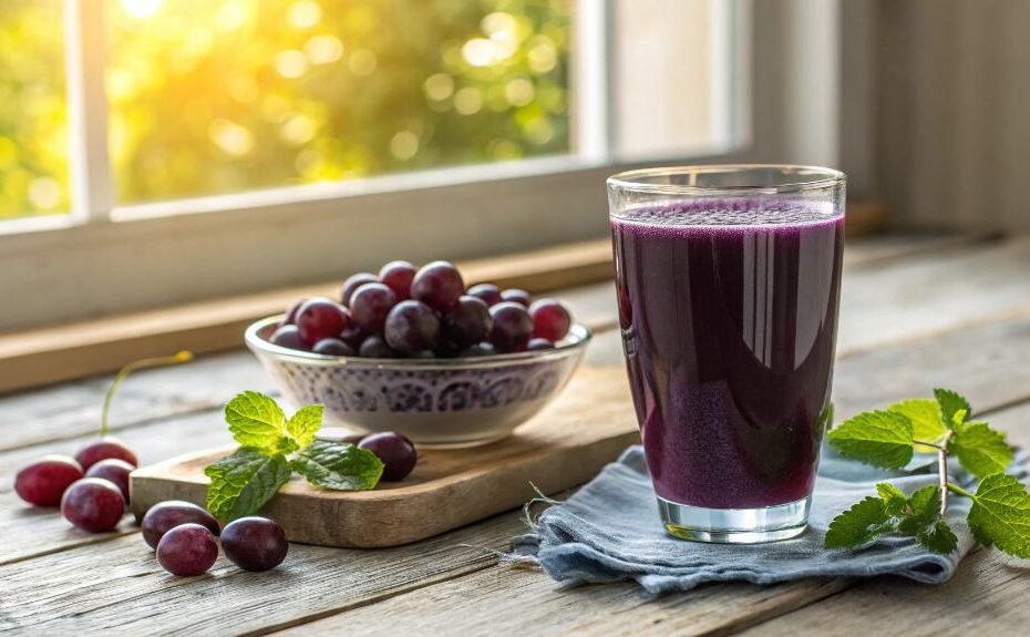 heart health benefits grape juice