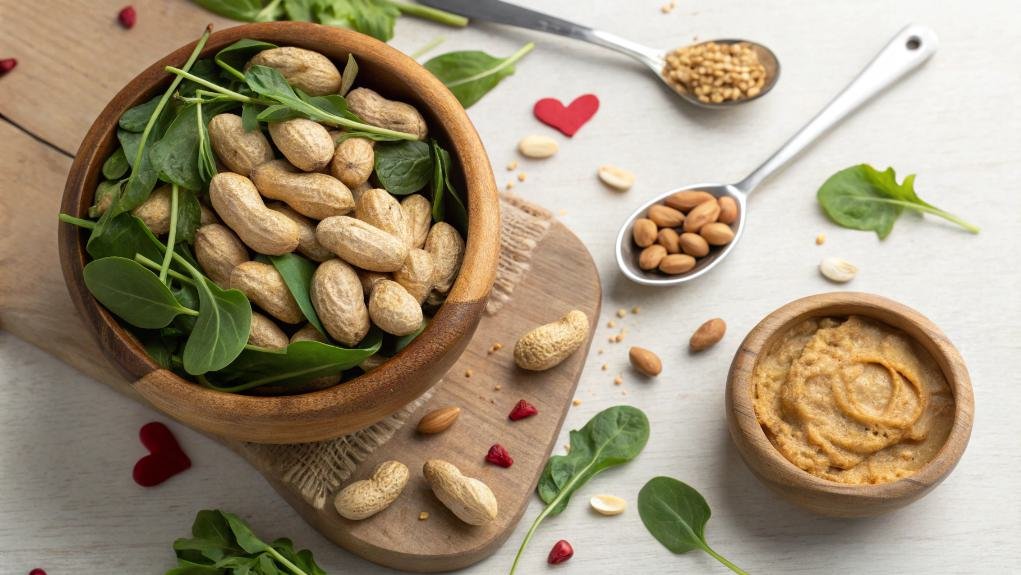 peanuts promote heart health