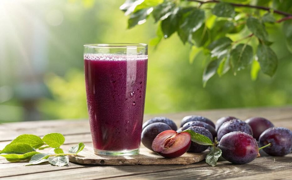 plum juice promotes digestive health